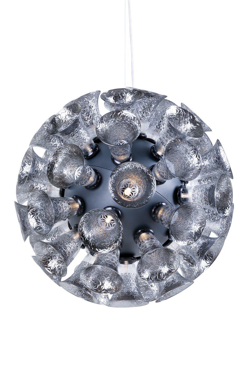 2022 Ceiling Lamp Trumpet Crystal Ball Hanging Fixture Modern Corridor Light Chandeliers Ceiling Luxury Crystal Chandelier