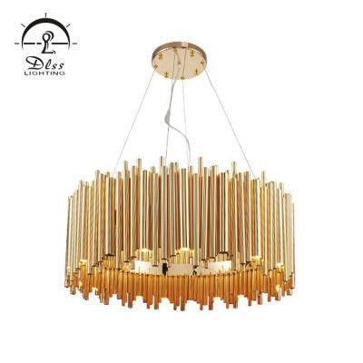 Hotel Metal Lamp Modern LED Pendant Light Chandelier