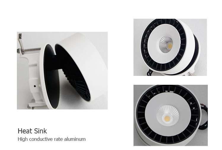 Indoor 25W Cut Size 121mm Recessed Lighting and Round Ceiling Light Adjustedled Panel Light Fixture Downlight
