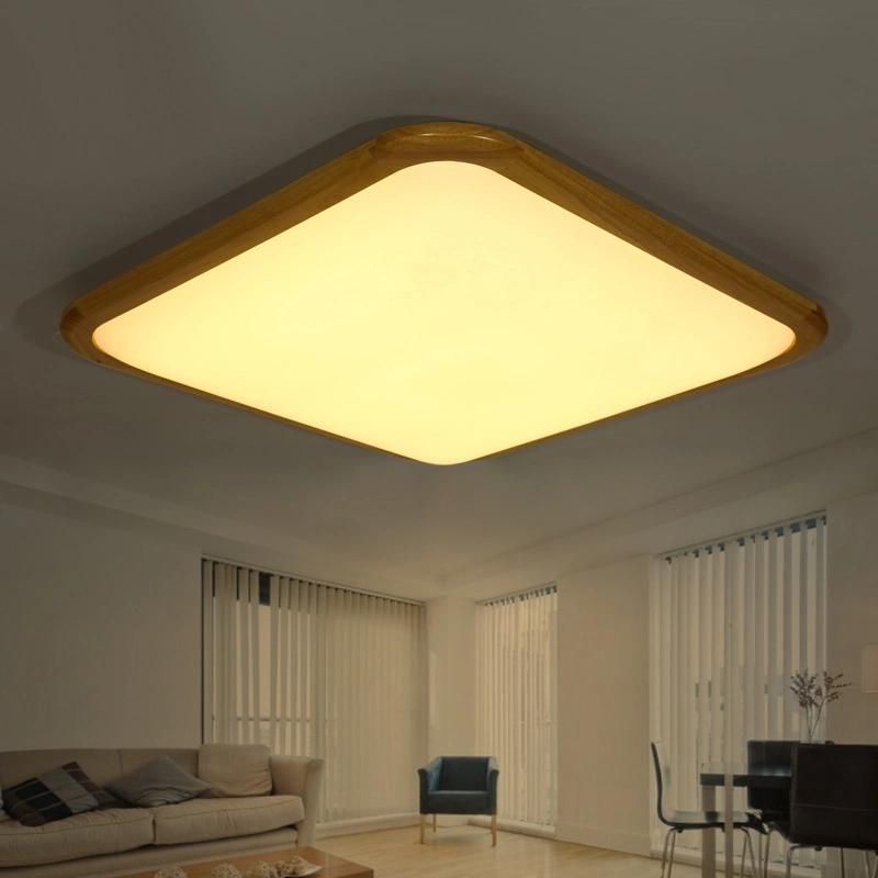 Simple Bent Wood Ceiling Light Fixtures for Indoor Home Lighting Lamp (WH-WA-08)