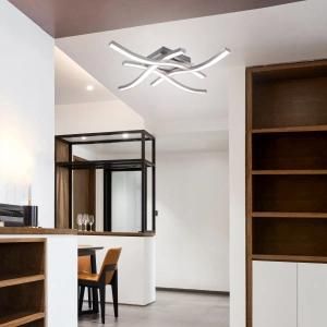Modern Embedded Minimalist Wave Line Indoor LED Ceiling Light
