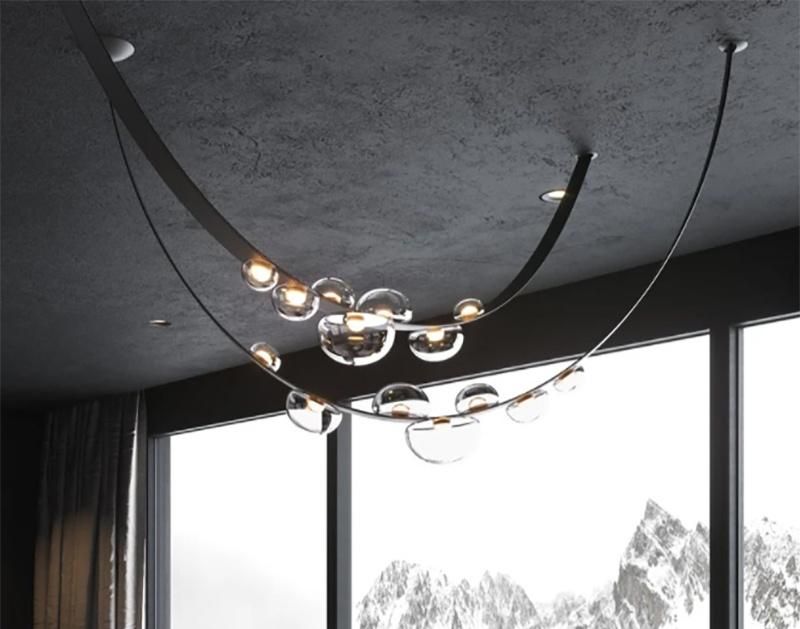 Latest Modern Decorative Home Lighting Leather LED Pendant Lamp for Restaurant, Living Room