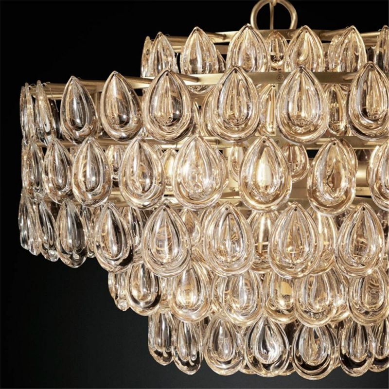 Modern Glass Decorate Wedding Pendant Light Restaurant Lighting LED Chandelier