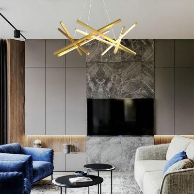 Geometric Branch Design Modern Style Chandelier Hotel Lobby Pendant Lamp