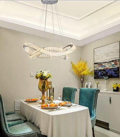 Modern Lamp Living Room Crystal Chandelier Light Pendant for Home Lighting Decoration
