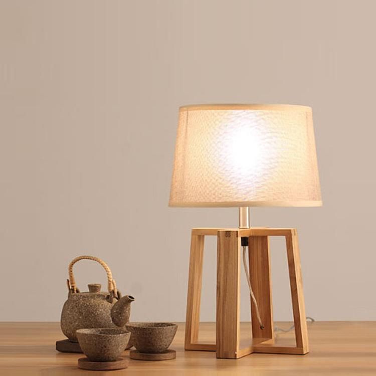 Simple Style Wooden Design Floor Lamp Table Lamp Bedside Lamp