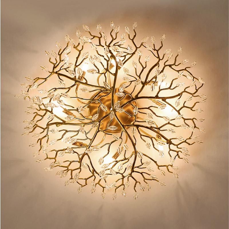 Bionic Branches Pendant Lamp Bedroom Lamp Crystal Ceiling Lamp