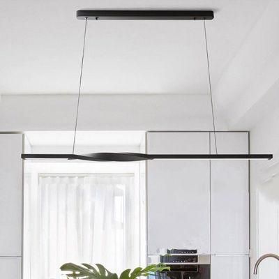 Modern Black Pendant Light for Dining Room Long Pendant Lamp (WH-AP-322)