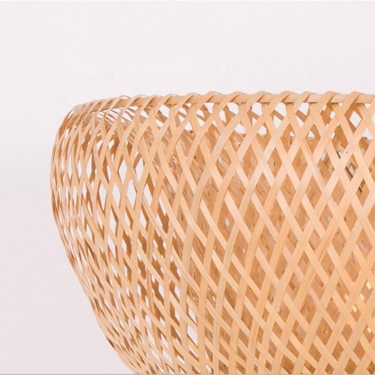 Weaving Rattan Wicker Bamboo Floor Lamp for Living Room Minimalist Light (WH-WFL-16)
