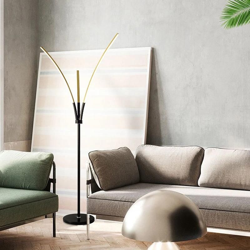 Simple and Modern Living Room LED Creative Personality Bedroom Study Floor Lamp