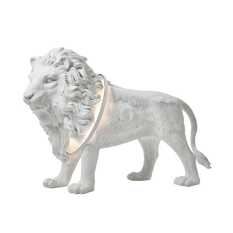 White Lion LED Floor Lamp Living Room Studio Standing Floor Lamp (WH-VFL-17)