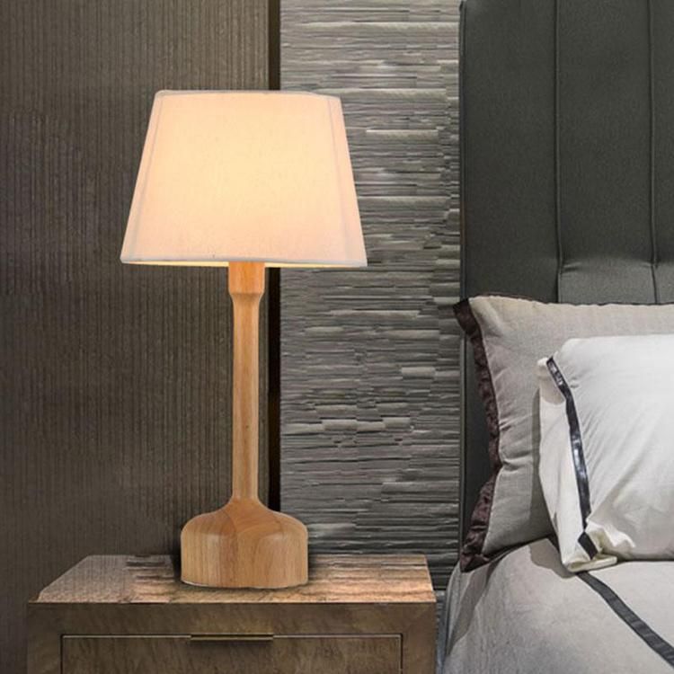 Decorative Wooden Table Lamp for Bedroom