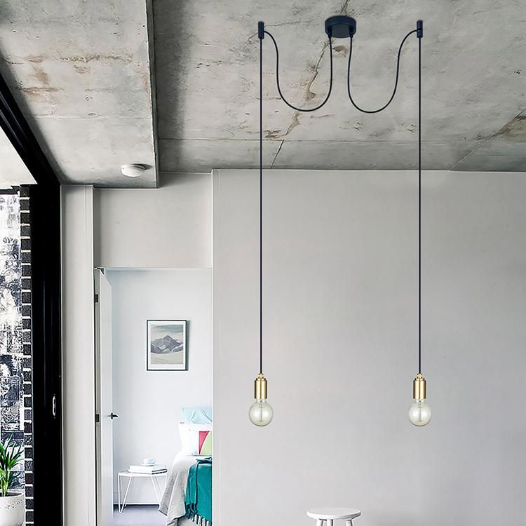 Kitchen Island Aluminum Tube Dome Shade Hanging Lamp Restaurant Decorative Nordic Modern Pendant Light