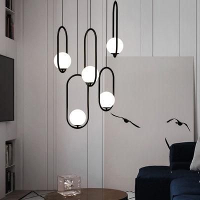 LED Modern Decorative Glass Chandelier Ceiling Hotel Indoor Hanging Pendant Lamp Olgrah 1 Light Pendant Lamp Modern Chandelier Online Shopping