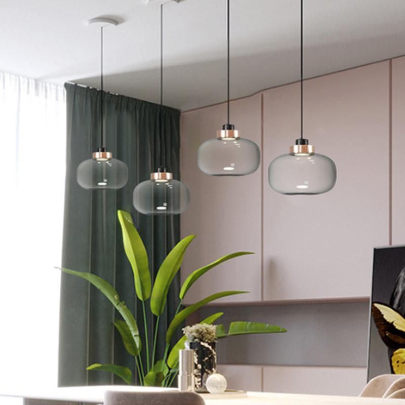 Modern Home Loft Pendant Light Decor Nordic Bedroom Bjarke Modern Attractive Glass Pendant Light (WH-AP-347)