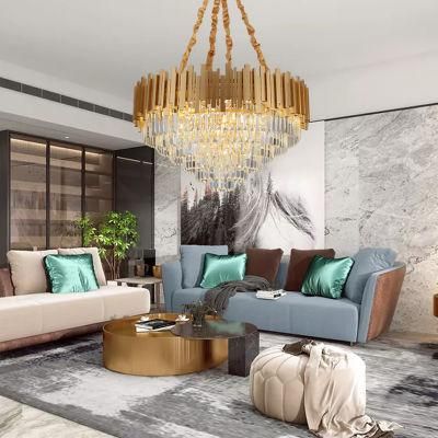Modern LED Crystal Ceiling Light for Living Room Reading Room Decoration Lighting
