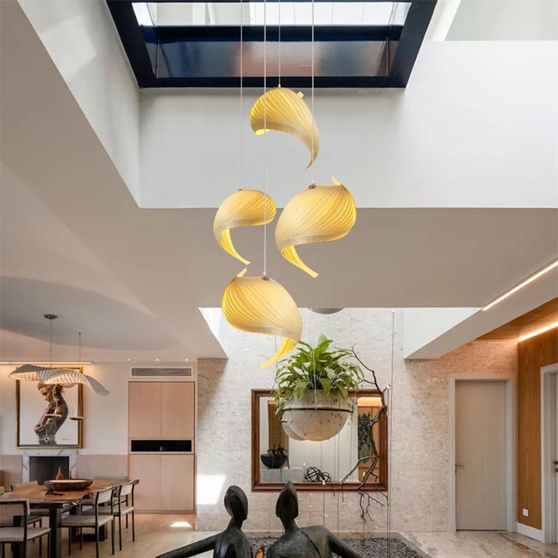 Modern Staircase Chandelier Living Room Dining Balcony Japanese Chandelier