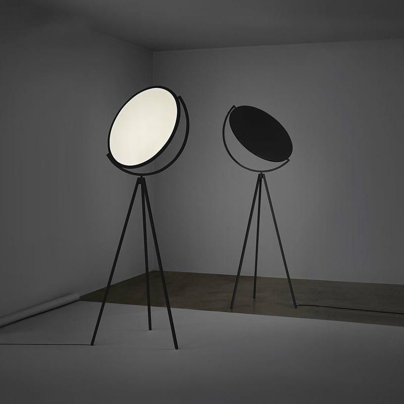 Nordic Minimalist White / Black Rotatable Living Room LED Floor Lamps Living Room Floor Lamp (WH-MFL-43)