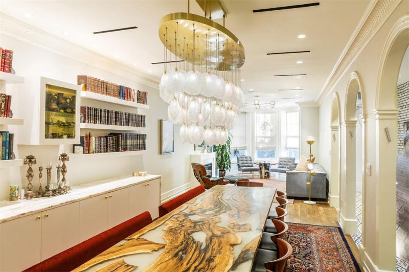 Camilamp Hot Sale Simple Nordic American Hanging LED Ceiling Lights Bedroom Chandelier Luxury Pendant Light