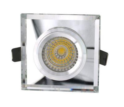 Crystal Square Fixed Aluminum Halogen LED Spot Light Fixture Frame Holder (LT2123)