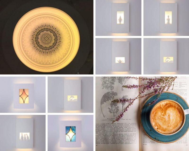 Gypsum Modern Lamp for Interior Decoration and Illumination
