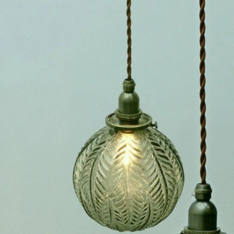 Glass Chandelier Hanging Lights Living Room Restaurant Pendant Lamps Shop Lights (WH-GP-73)