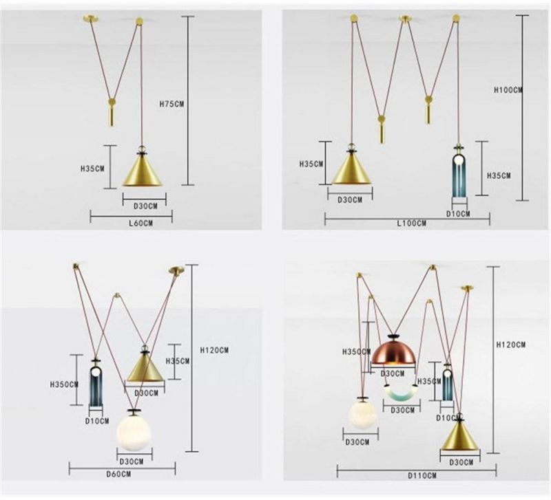 Simple Iron Glass Pendant Lights Cafe Dining Room Nordic Metal Light Fixtures Restaurant Bedroom Hanglamp