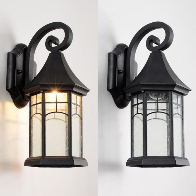 E27 Bulb Vintage Wall Lamp Outdoor Lighting LED Street Garden Villa Porch Lights Wall Light IP65 (WH-VR-49)