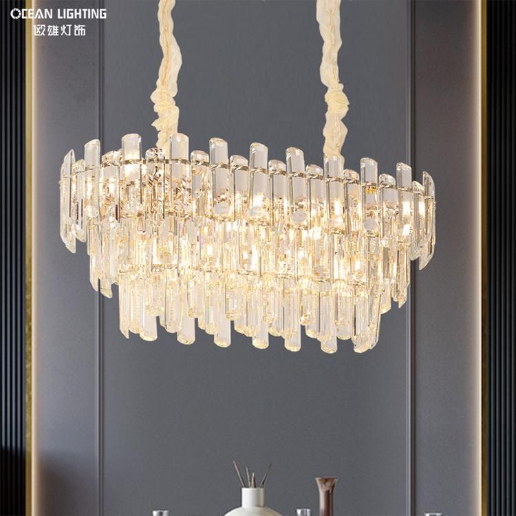 Modern Crystal Dining Light Hanging Pendant Fixture Glass Pendant Lamps