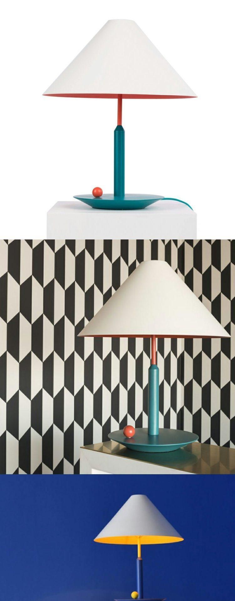 Nordic Simple Modern Bamboo Hat Modeling Living Room Table Lamp Art Children′s Bedroom Designer Desk Lamp