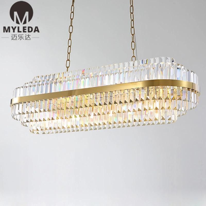 K9 Clear Glass Crystal LED Chandelier Pendant Light Lamp