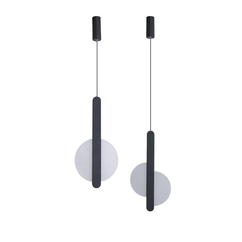 Nordic Black Pendant Light Bedside Kitchen Modern Trumpet Lamp Bedroom Bedside Hanging Lamp Pendant Lamp (WH-AP-205)