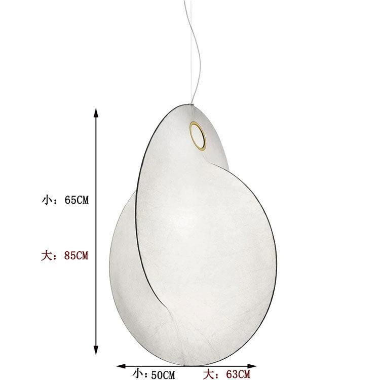 Italian Style Silk Lamp Living Room Lamp Personality Pendant Light Room Exhibition Hall Suspension Lamp (WH-AP-201)