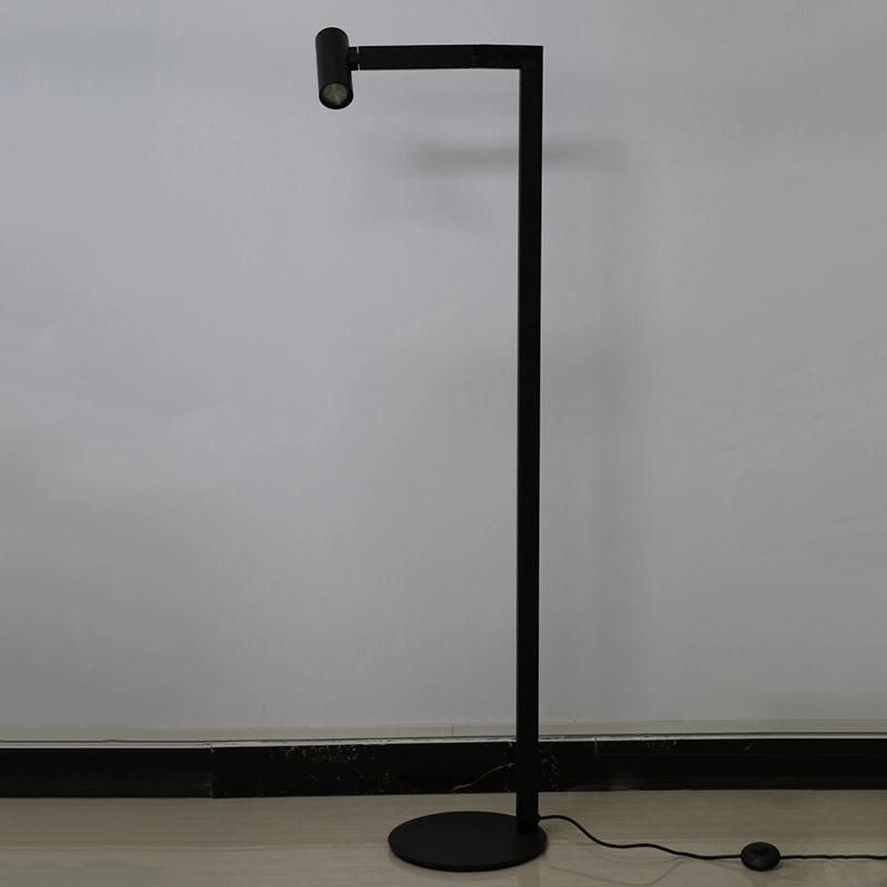 Black Metal Adjustable Floor Lamp
