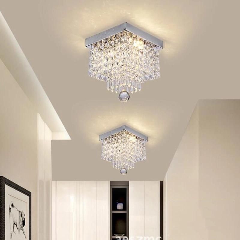 Crystal LED Ceiling Square Lamp for Corridor Ladder Entrance Chandelier (WH-CA-93)