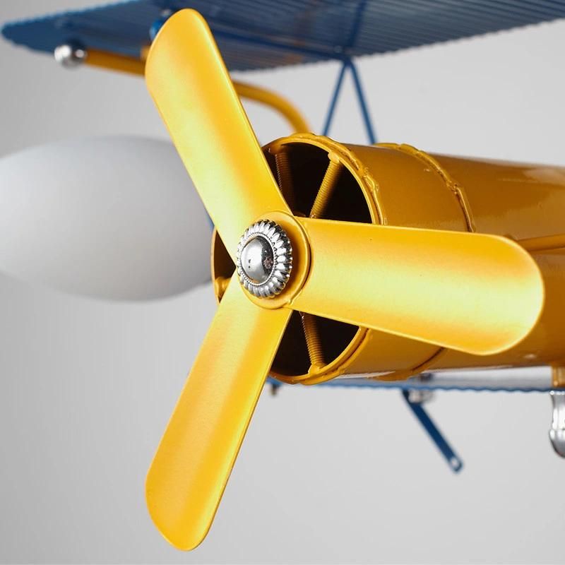 Kids Room Lamp for Children Chandelier E27 Airplane Hanging Lamp Ceiling Lights for Bedroom (WH-MA-147)