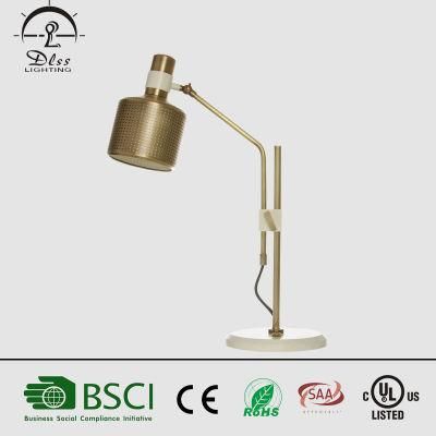 2017dlss Newest Modern Gold Study Room Lighting Aluminium+Iron Desk Lamp