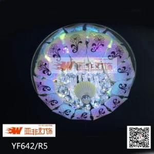 2015 Hot Residential Round Crystal LED Ceiling Lamp (YF642/R5)
