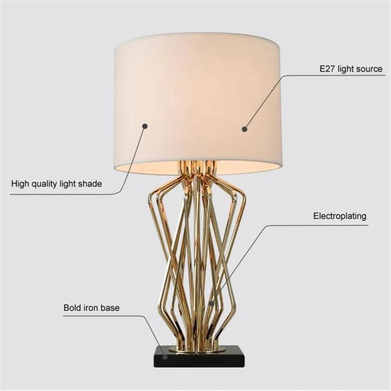Decor Ieon Table Lamps Nordic Simple Personality Study Room LED Desk Lamp Industrial Bedroom Bedside Lamp