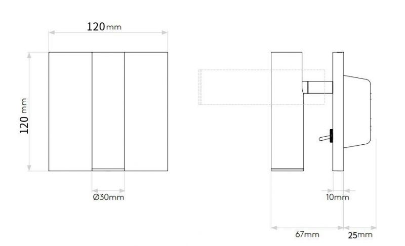 Reading Bedside Lamp LED Wall Sconce Light for Hotel