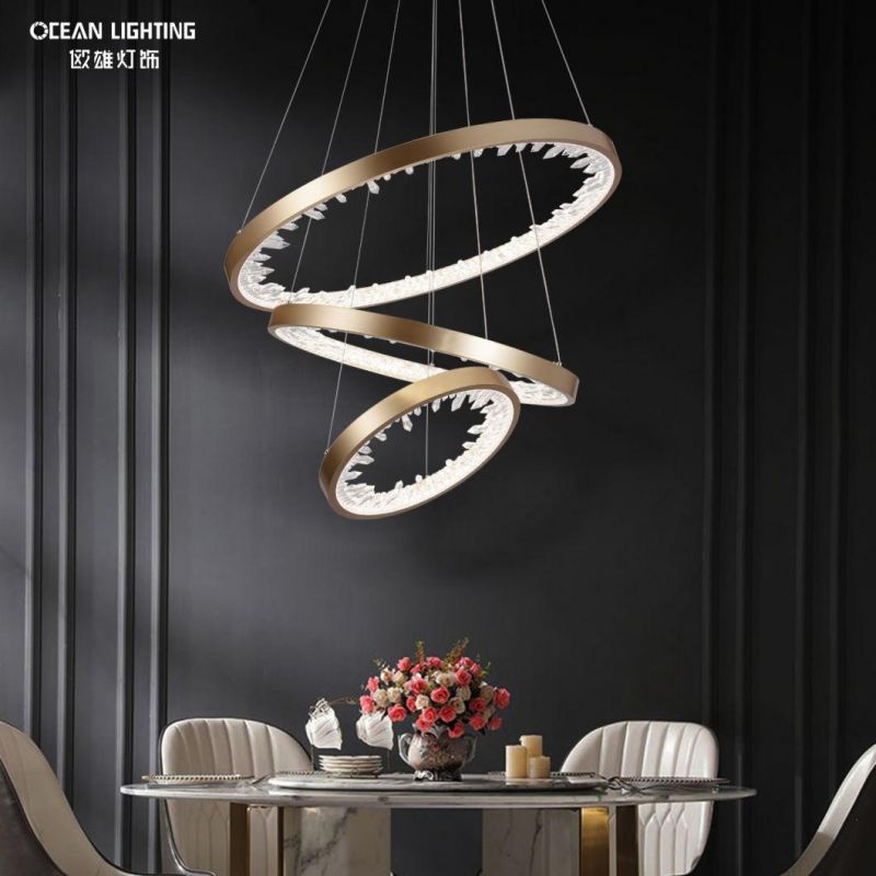 Prime Pendant Lamp XL Black Kitchen Island Pendant Lights Om820102A-80+60+40 3 Ring