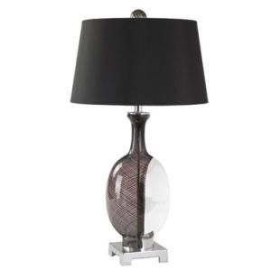 Hot Selling Mercury Glass Table Lamp with Power Outlet