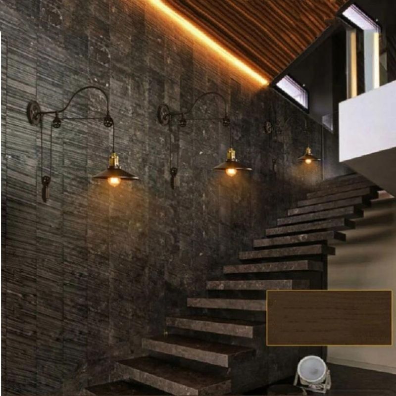 Industry Vintage Retro Loft Wall Lamp Home Goddess Adjustable Iron Pulley Light (WH-VR-41)