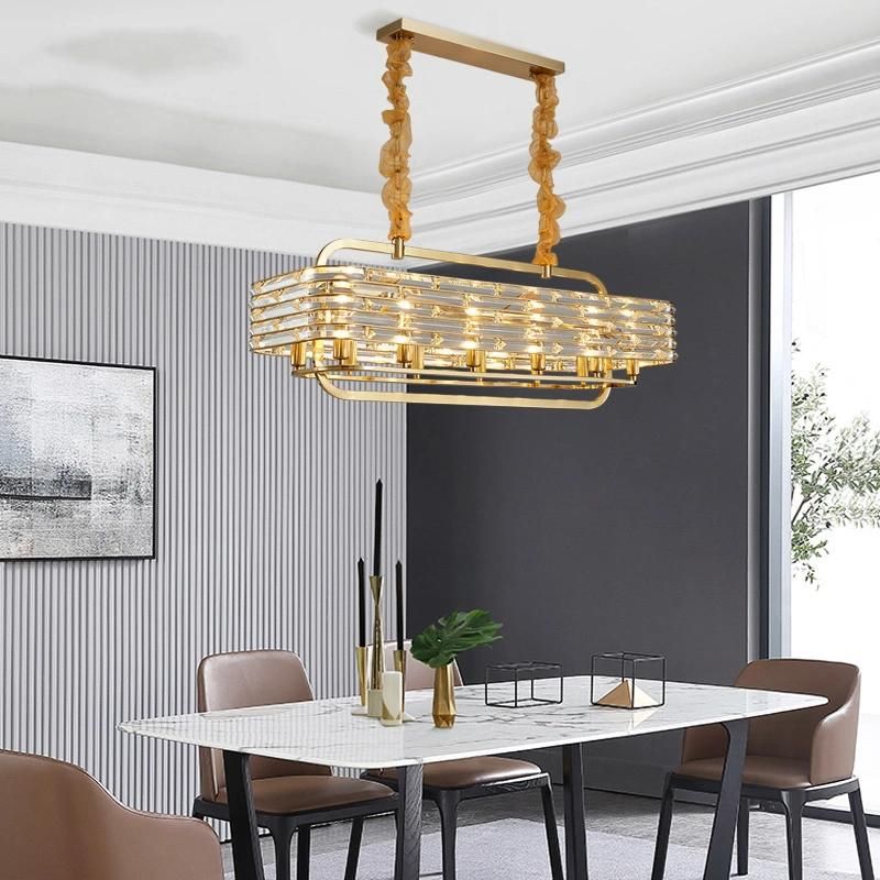 2021 Modern Round Home Decorated Pendant Light, Round Pendant Light, Glass Crystal Pendant Lamp
