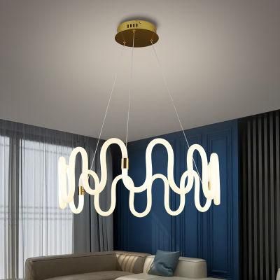 Dafangzhou 230W Light China Gold Dining Room Light Fixtures Supplier Chandelier Ceiling Luxury Iron Material Pendant Light Chandelier for Hall