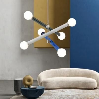 Nordic Tube Chandelier G4 Modern Creative LED Dining Room Simple Light Bedroom Restaurant Designer Chandelier (WH-AP-149)