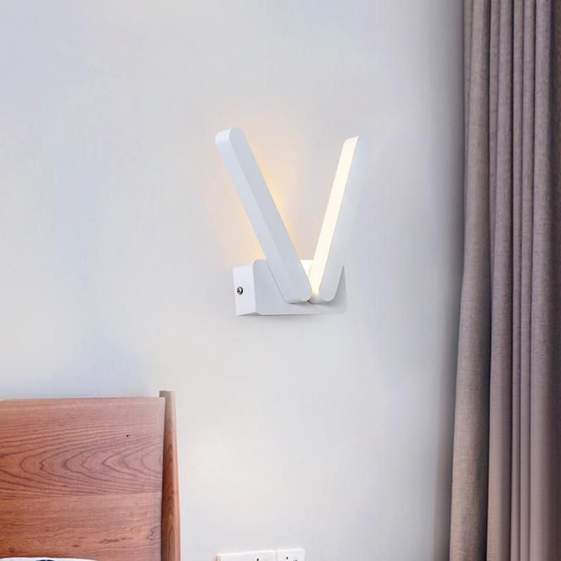 Bedside Light Modern Simple Rotating Living Room Hotel Corridor Reading LED Strip Wall Lamp