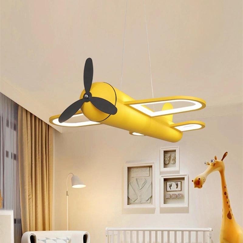 Children′s LED Pendant Lamp Airplane Nordic Hanging Kids Room Decoration Boys (WH-MA-151)