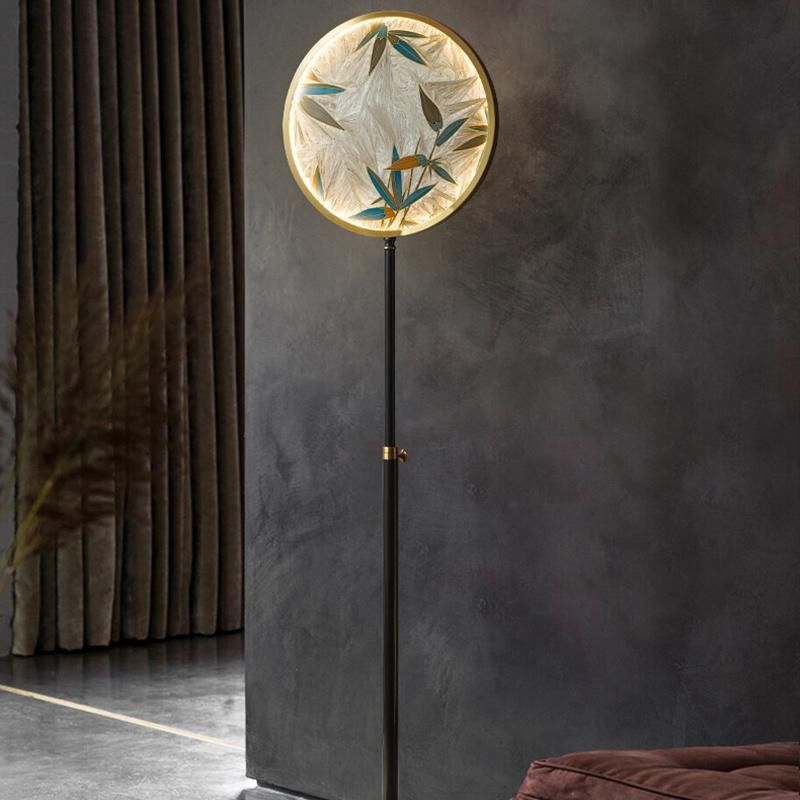 Floor Lamp Living Room Bedroom Chinese Style All Copper Desk Light