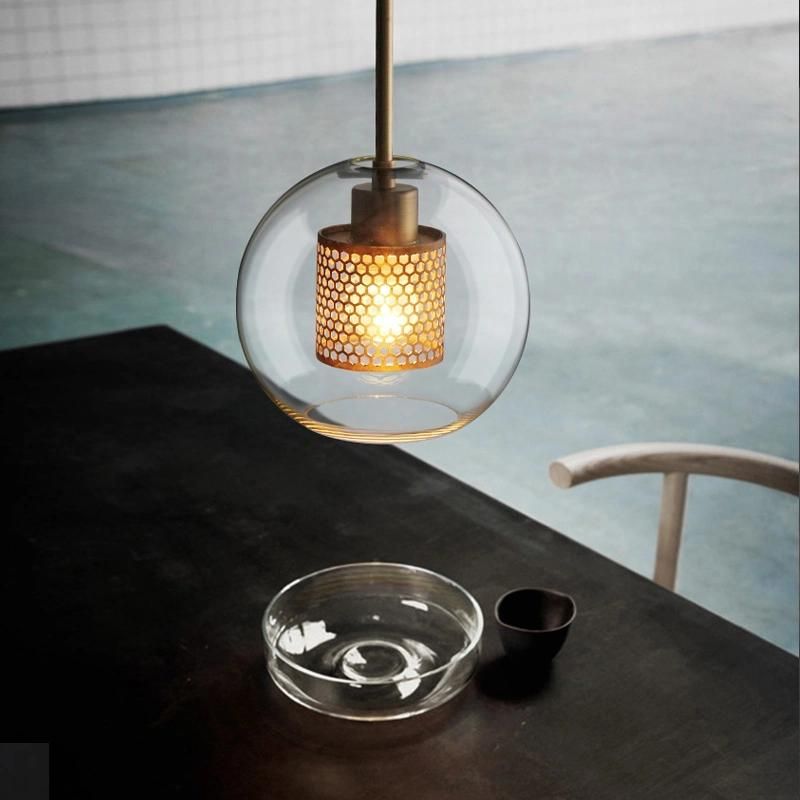 Glass Lamp Pendant Light Dining Room Lamp